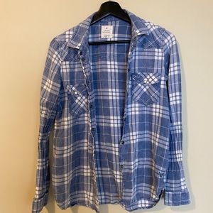 Blue Softest Plaid Flannel